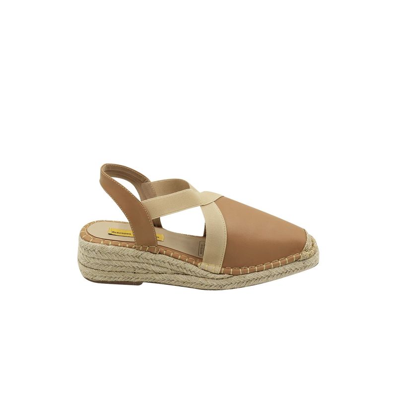 MERCEDES CAMPUZANO - Spadrilla Plana Dalel Mercedes Campuzano de Mujer Beige