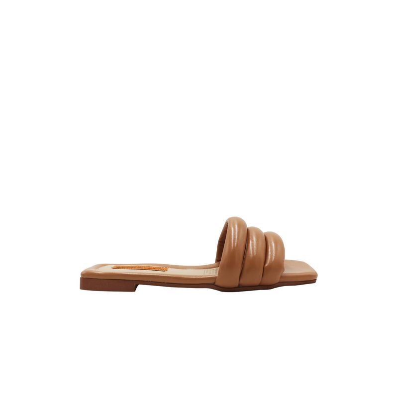 MERCEDES CAMPUZANO - Sandalia Plana Monaco Mercedes Campuzano de Mujer Beige