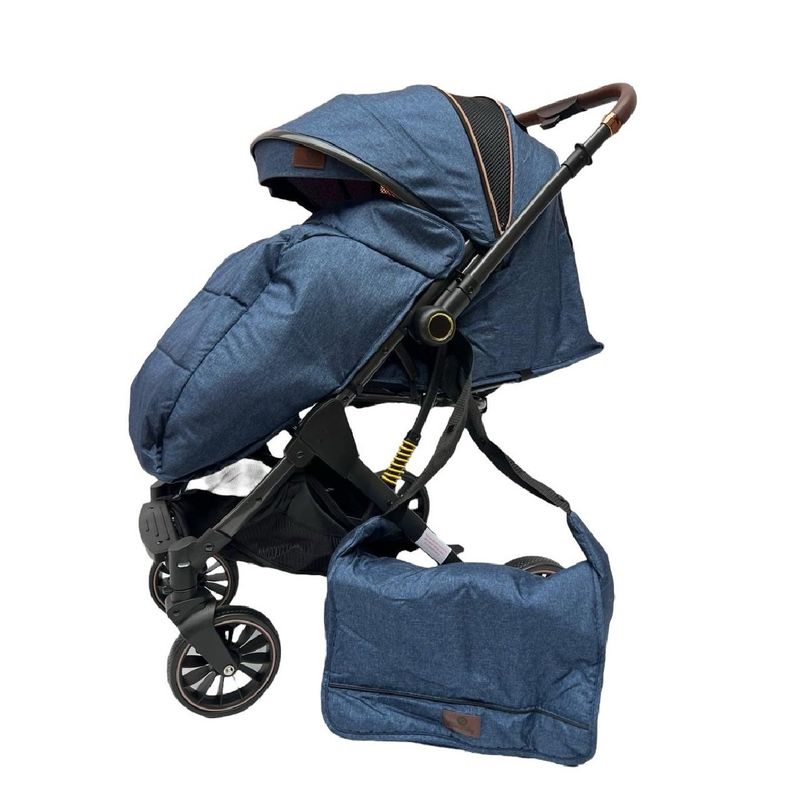 MAXIBABY - Coche Tipo Maleta Reversible Bebe+Pañalera+ Forro Lluvia