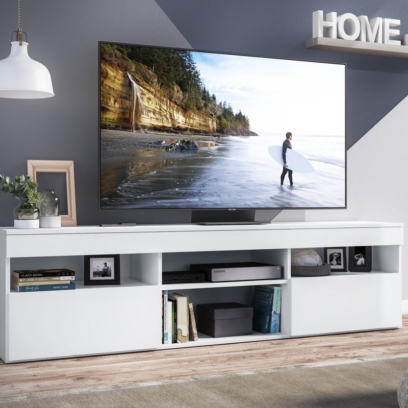 GENERICO - Rack Gabinete para TV de 65 Pulgadas Color Blanco