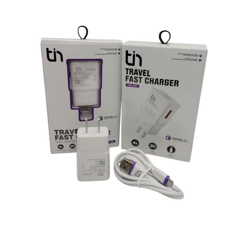 GENERICO - Cargador 4A 20W Tin 001 V8