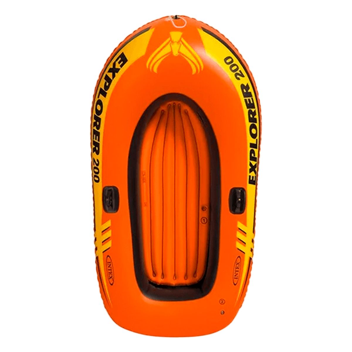 GENERICO - Bote Lancha Inflable 2 Personas Inflador + Remo Explorer 200