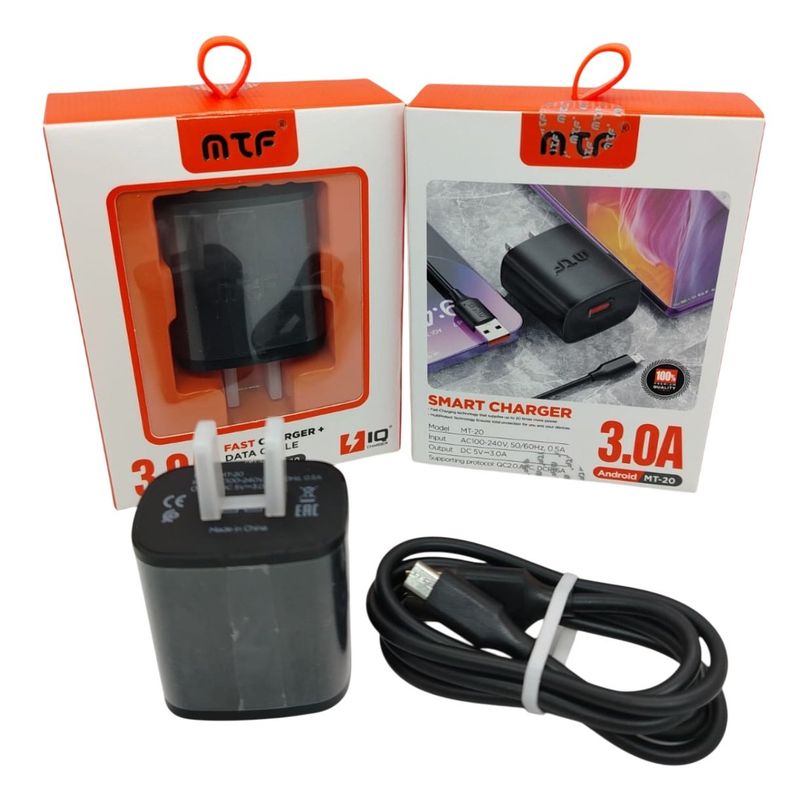 GENERICO - Cargador de 3A salida cable V8