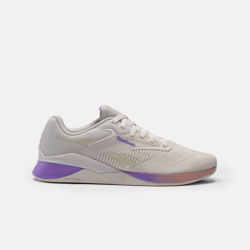REEBOK - Reebok Nano X4 Tenis blanco de mujer para entrenamiento