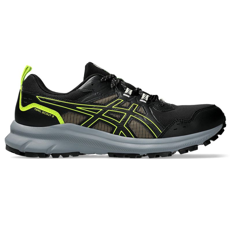 ASICS - Asics Trail Scout 3 Tenis negro de hombre para outdoor