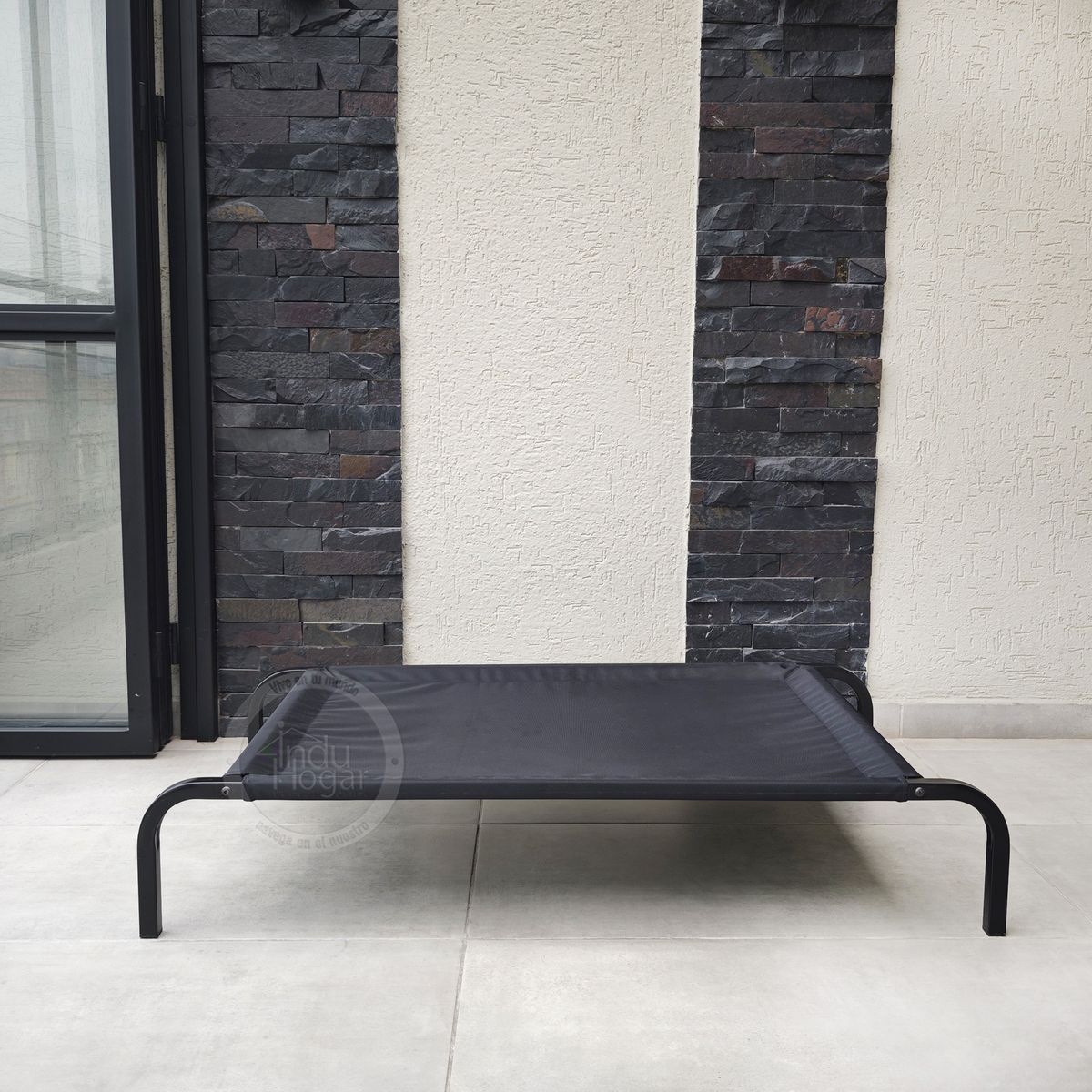 INDUHOGAR - Cama elevada para perros en tubo y lona antifluidos talla XL
