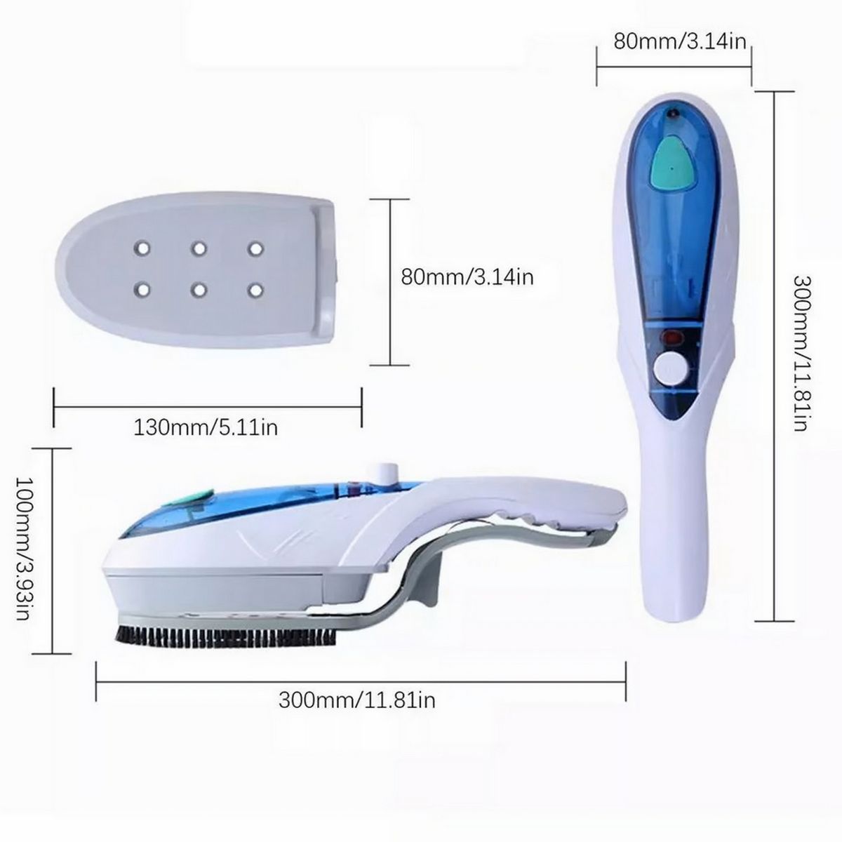 DAYOSHOP - Plancha A Vapor Vertical Portatil Limpiador Electrico Hogar