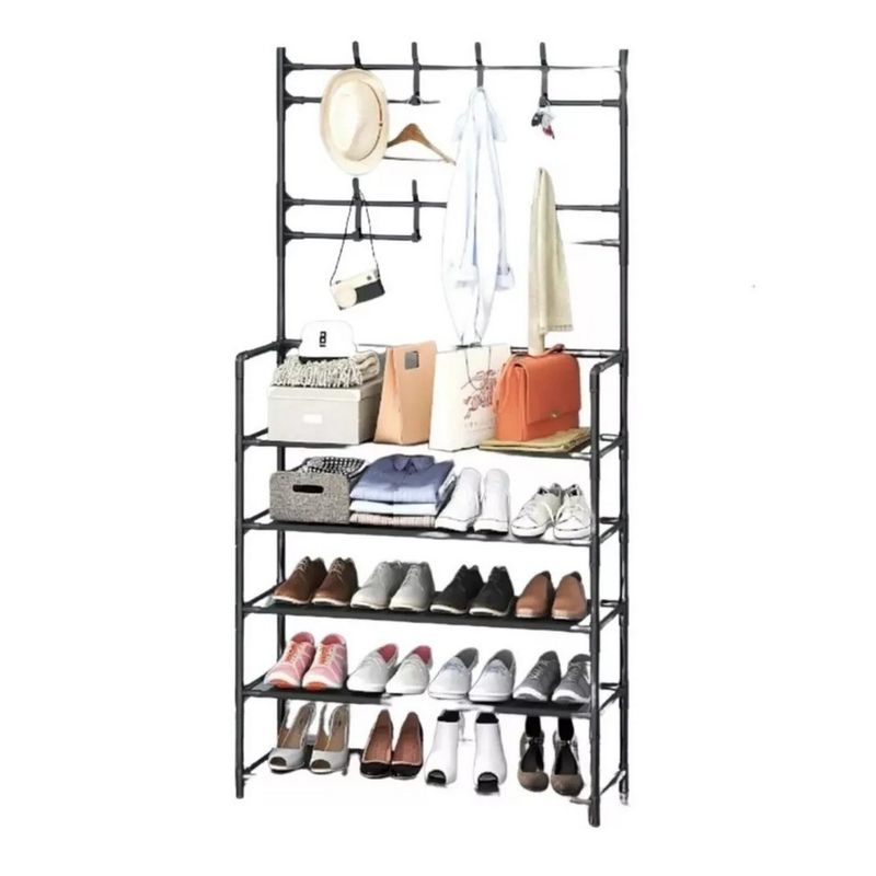 DAYOSHOP - Estante Perchero Organizador Zapatera Multiusos 5 Niveles