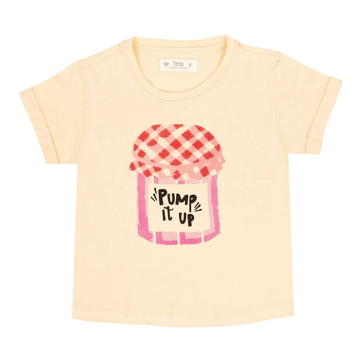 TENNIS - Camiseta manga corta amarilla para niña