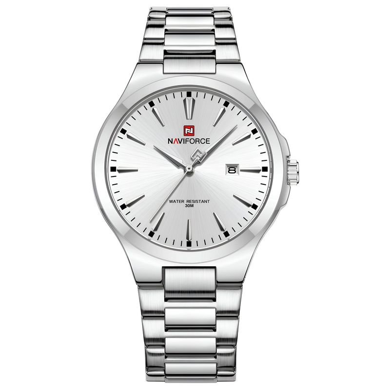 NAVIFORCE - Reloj Naviforce Casual Nf9214 Crono Hombre Acero+ Estuche