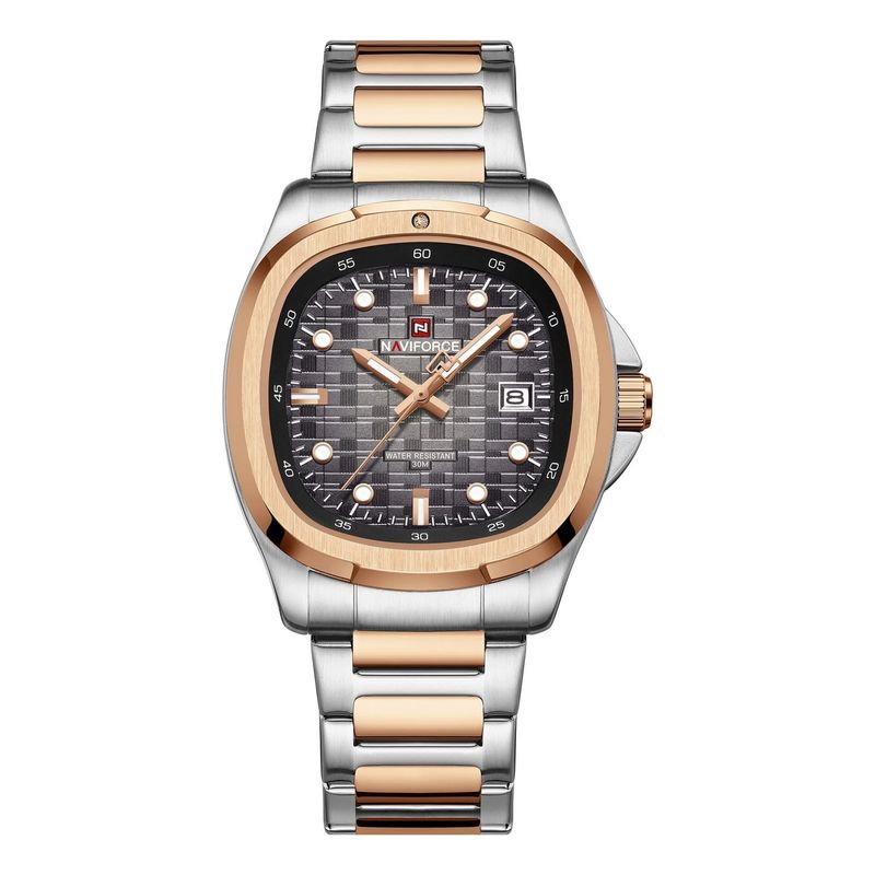NAVIFORCE - Reloj Naviforce Casual Nf9240 Crono Hombre Acero+ Estuche