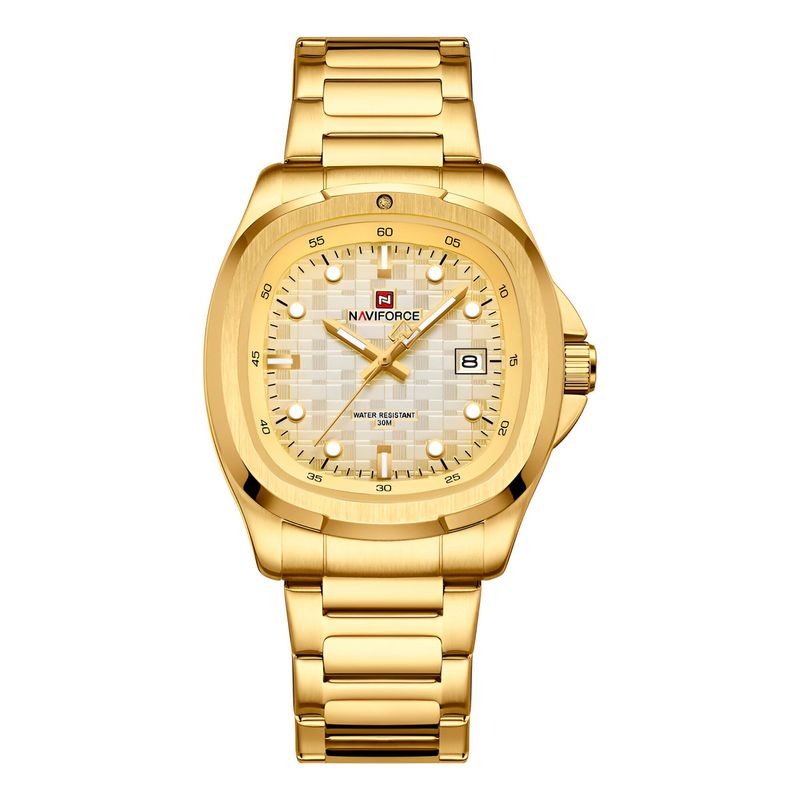 NAVIFORCE - Reloj Naviforce Casual Nf9240 Crono Hombre Acero+ Estuche