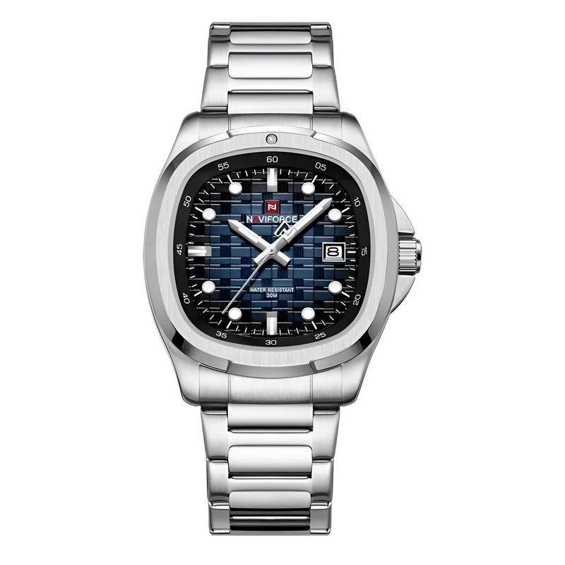 NAVIFORCE - Reloj Naviforce Casual Nf9240 Crono Hombre Acero+ Estuche