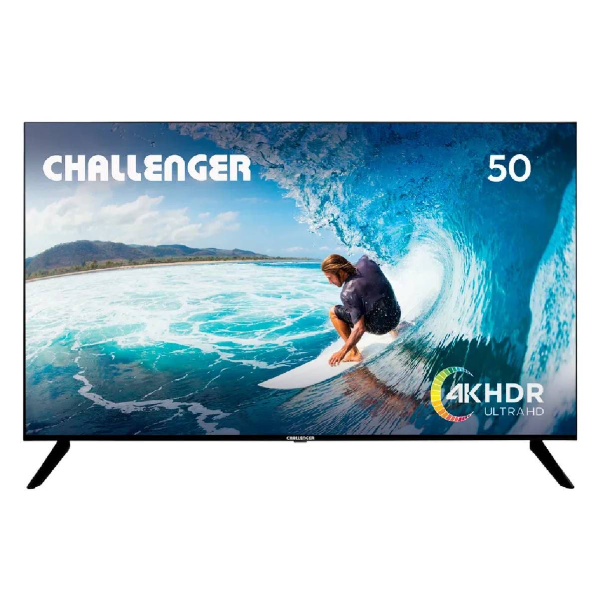 CHALLENGER - TELEVISOR CHALLENGER 50 4K LED SMART TV GOOGLE UHD 50TG82 BT T2 S