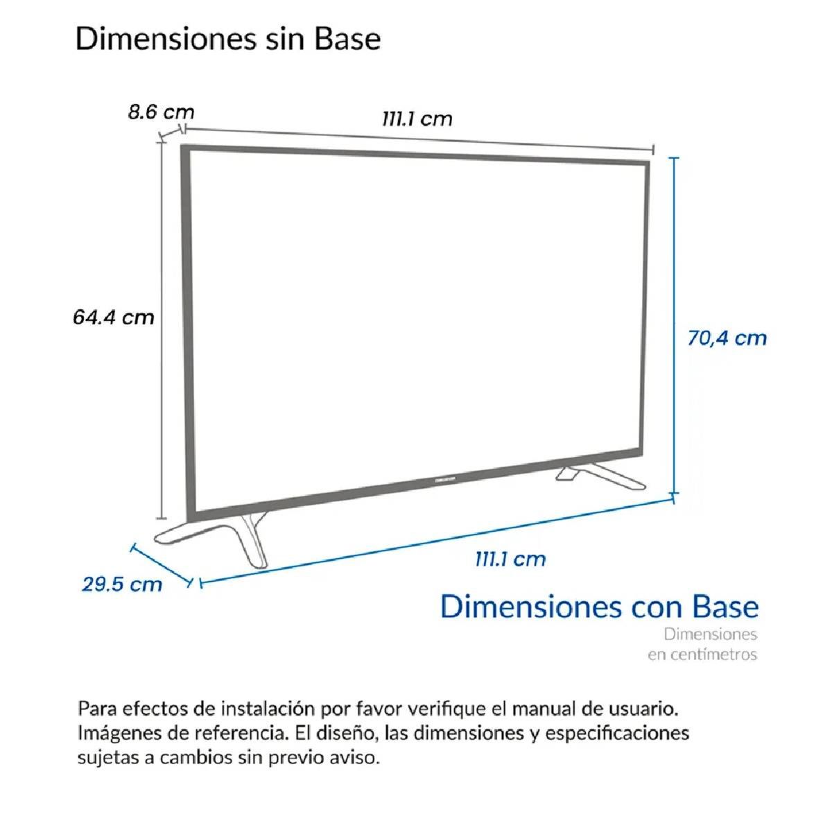 CHALLENGER - TELEVISOR CHALLENGER 50 4K LED SMART TV GOOGLE UHD 50TG82 BT T2 S