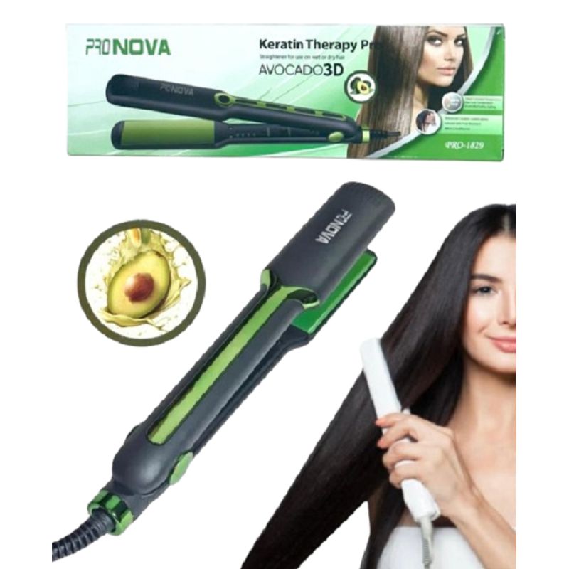 GENERICO - Plancha Alisadora Aguacate 3d Avocado Profesional