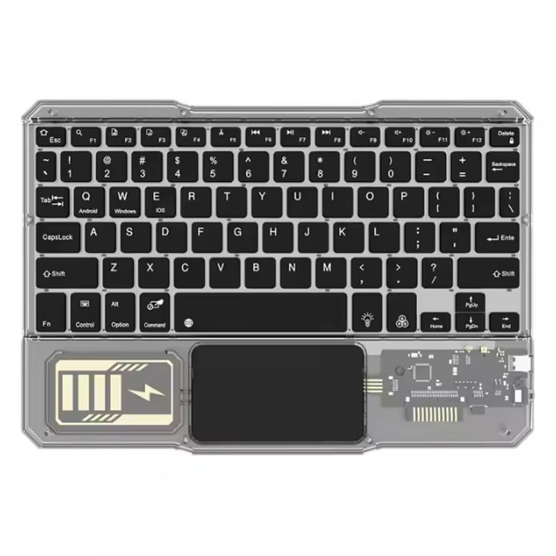GENERICO - Combo Teclado Y Mouse Bluetooth Recargable Kb-333 Negro