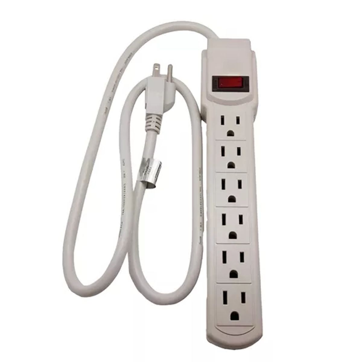 GENERICO - Multitoma Tomacorriente 6 Puertos 125v 15a