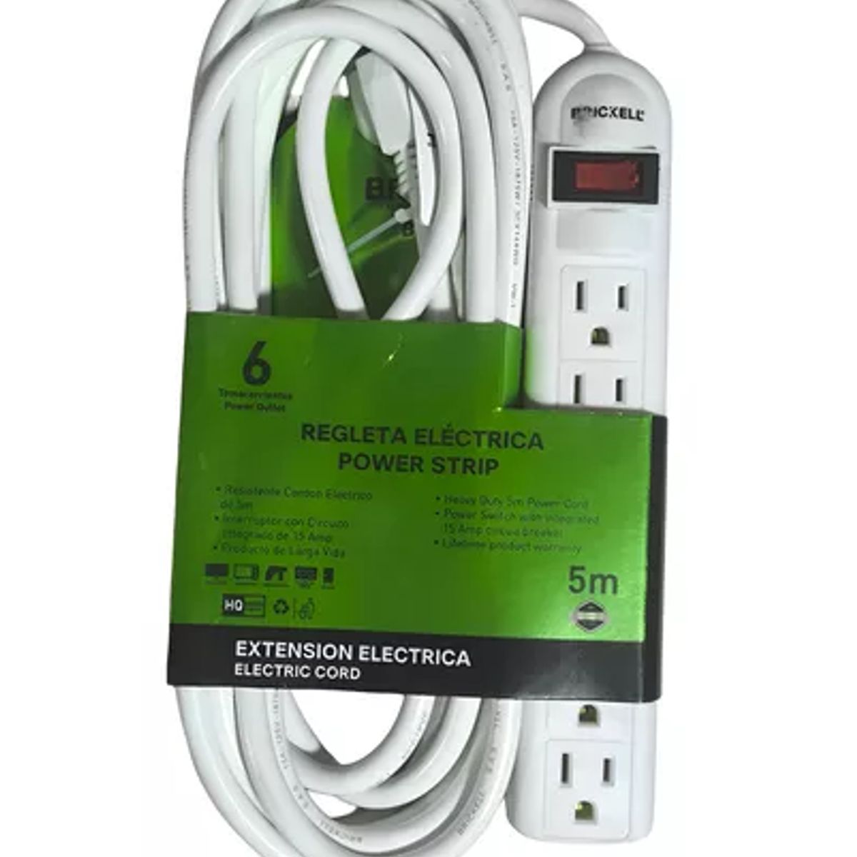 GENERICO - Multitoma Tomacorriente 6 Puertos 125v 15a