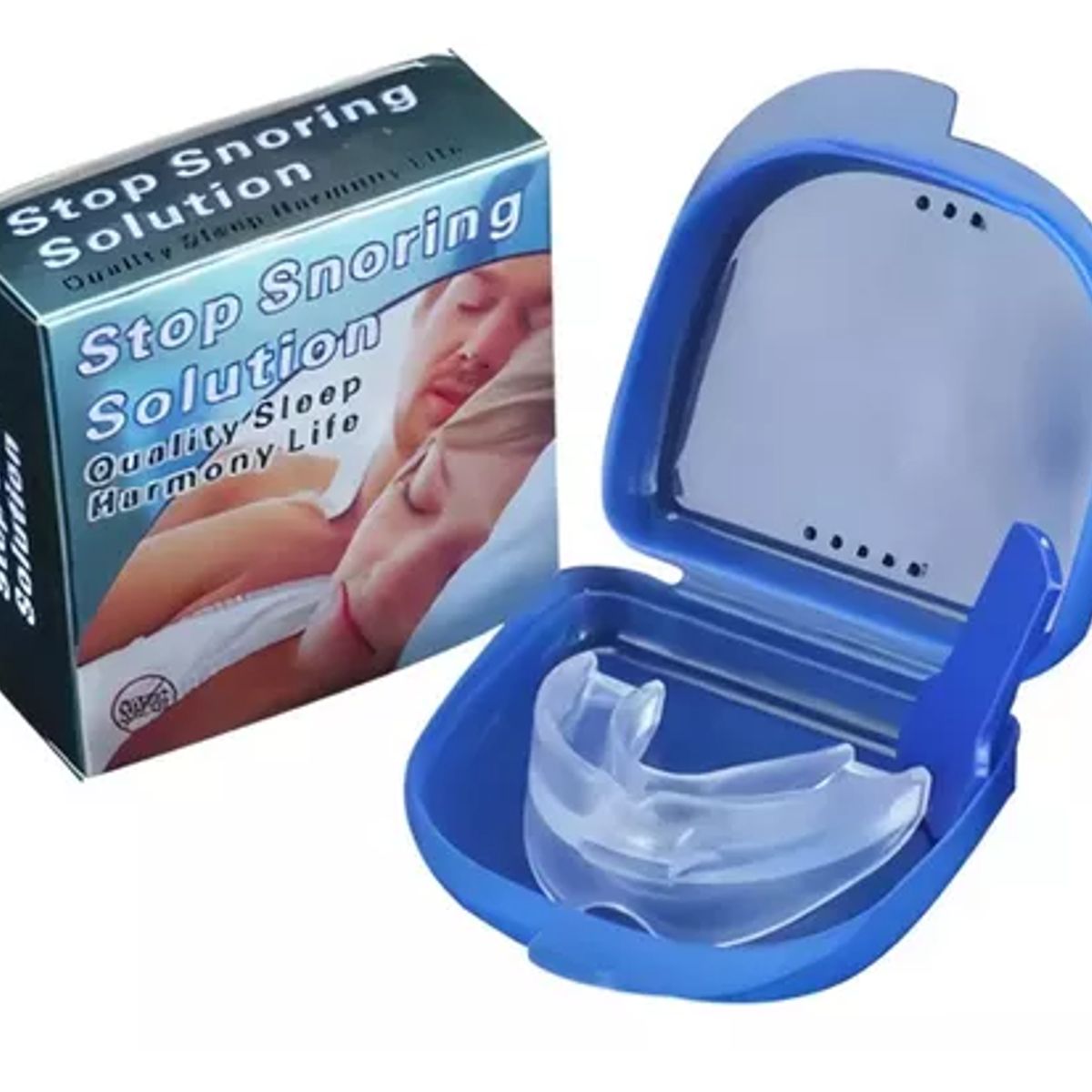 GENERICO - Aparato Anti Ronquido Apnea Protector Dientes Bucal Silicona