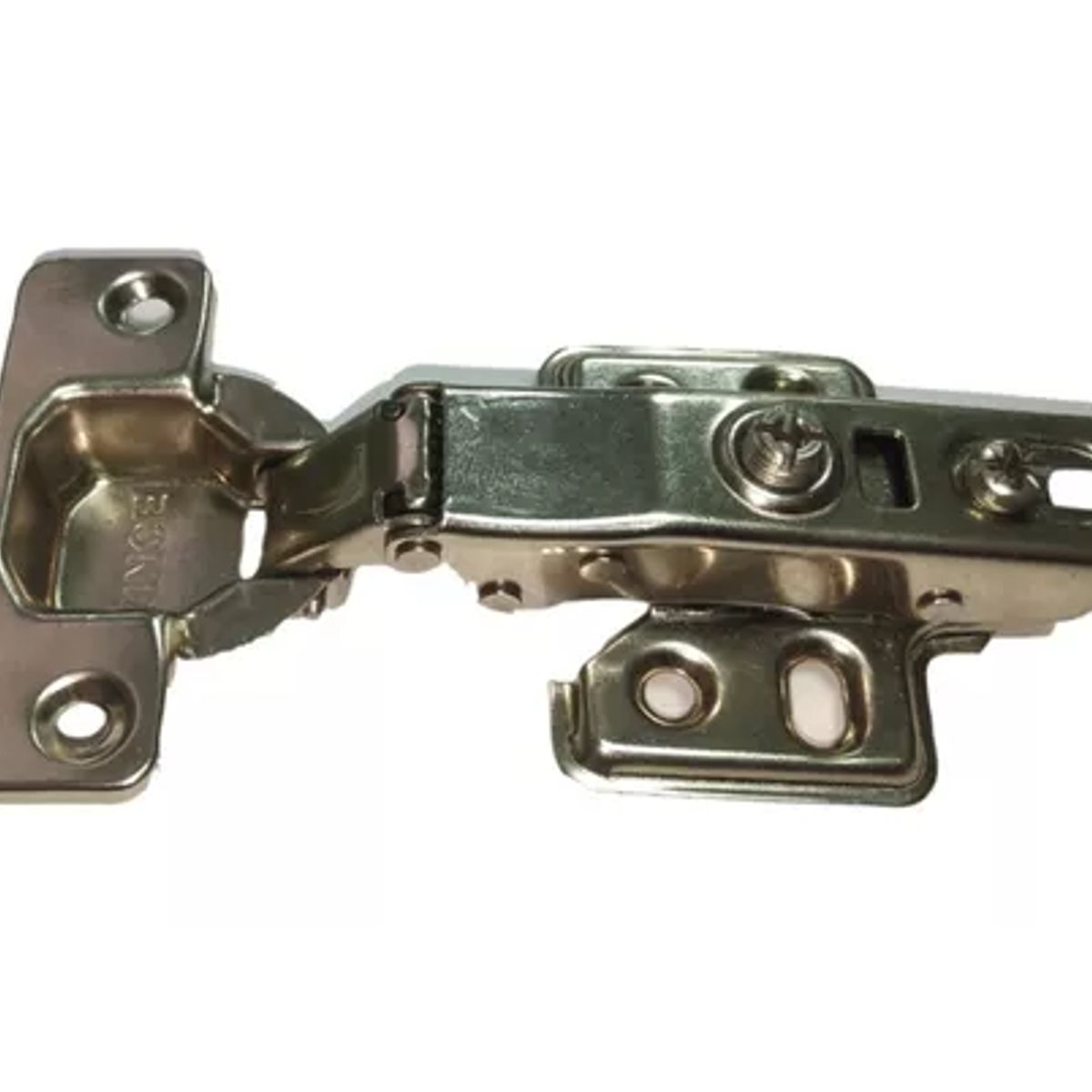 GENERICO - Bisagra Mueble Semiparche Acodada Cierre Lento Cocina X1 Par