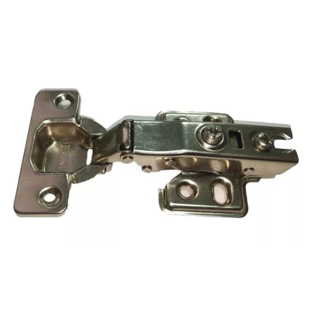 GENERICO - Bisagra Mueble Semiparche Acodada Cierre Lento Cocina X1 Par