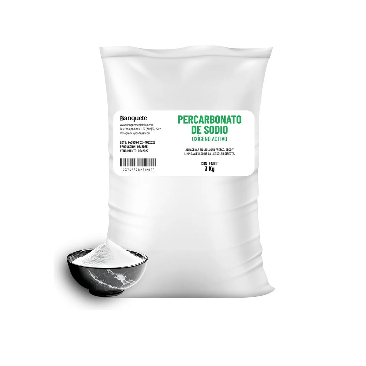 GENERICO - Percarbonato de Sodio 3kg