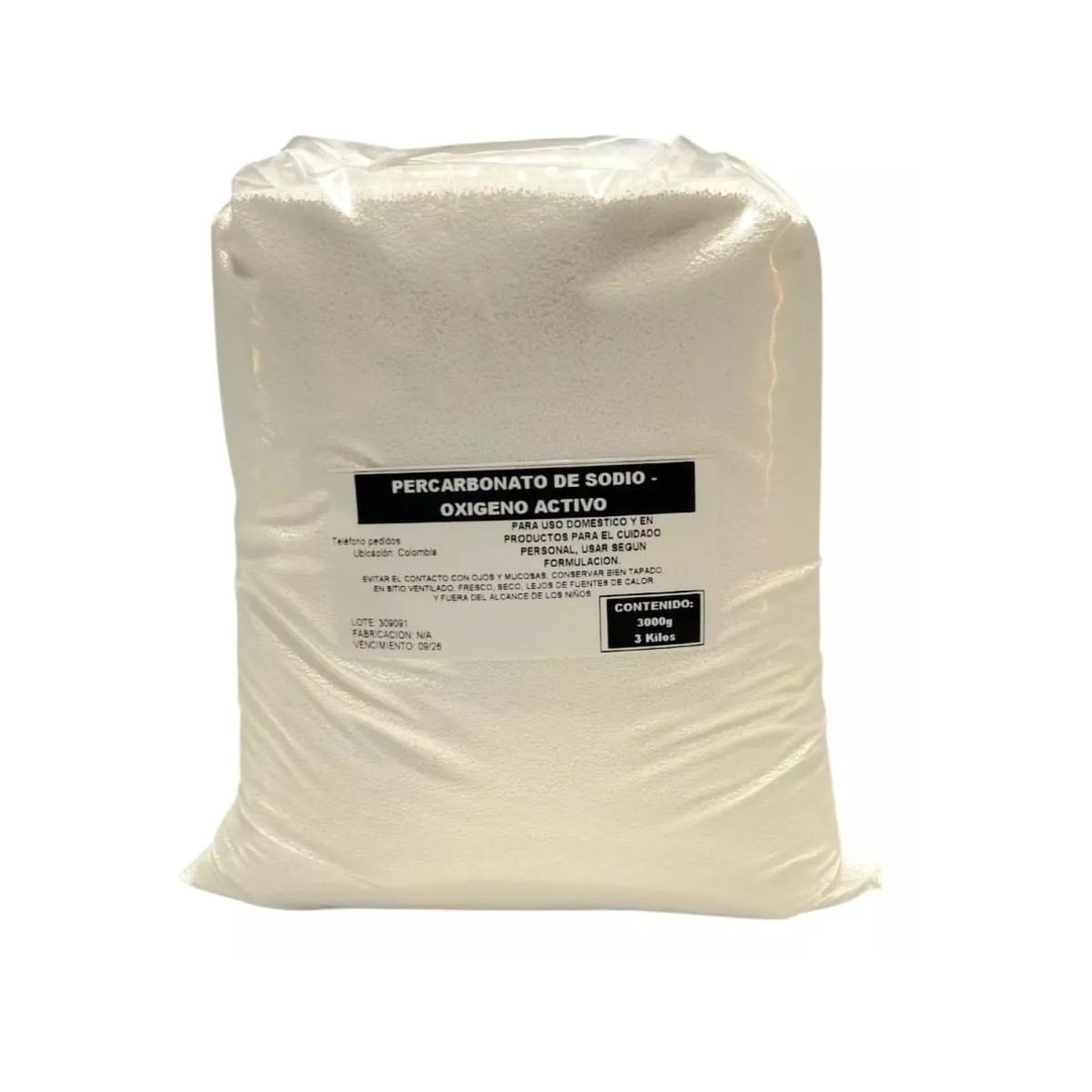 GENERICO - Percarbonato de Sodio 3kg