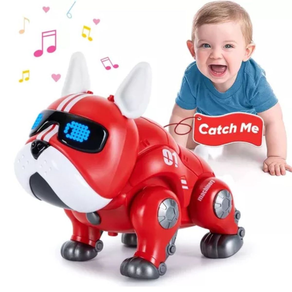 GENERICO - Perro Robot Juguete Regalo Para Bebes Juguete Musical