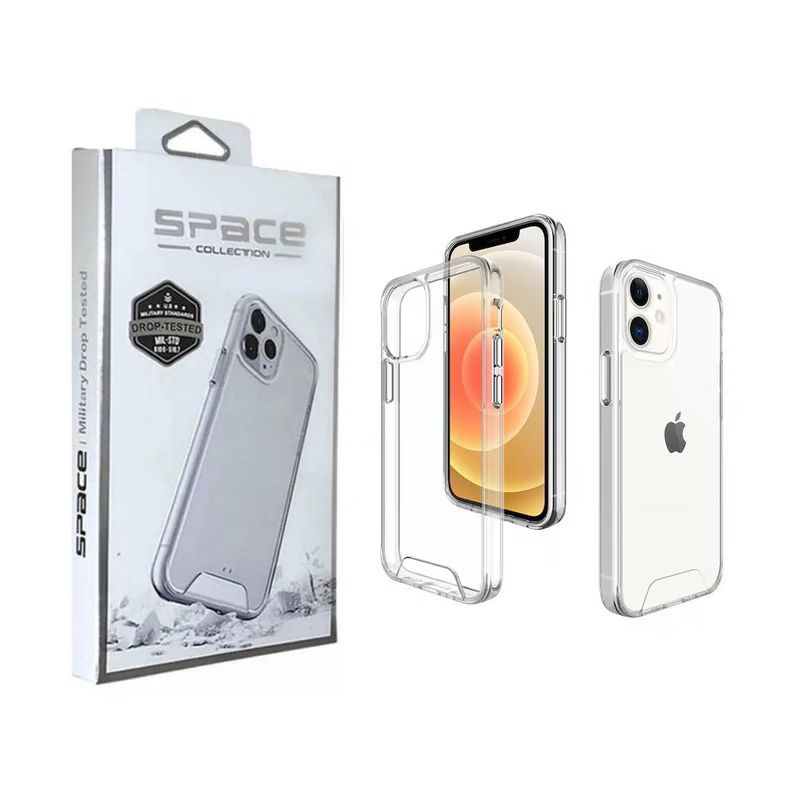 GENERICO - Estuche Transparente Rígido para iPhone 12