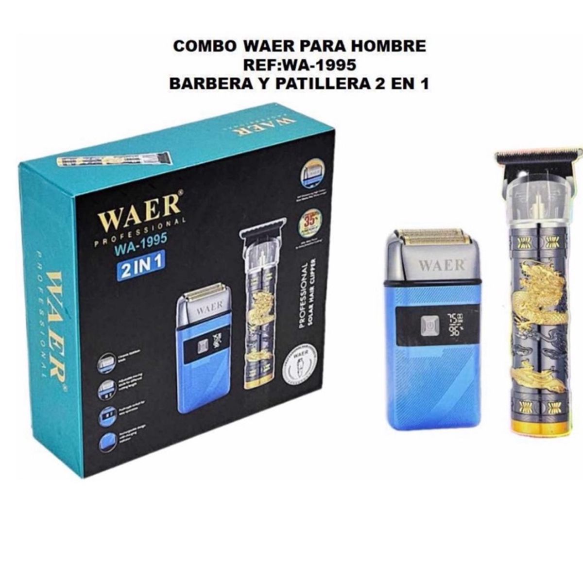 GENERICO - Máquina en combo 2 en 1 wa-1995