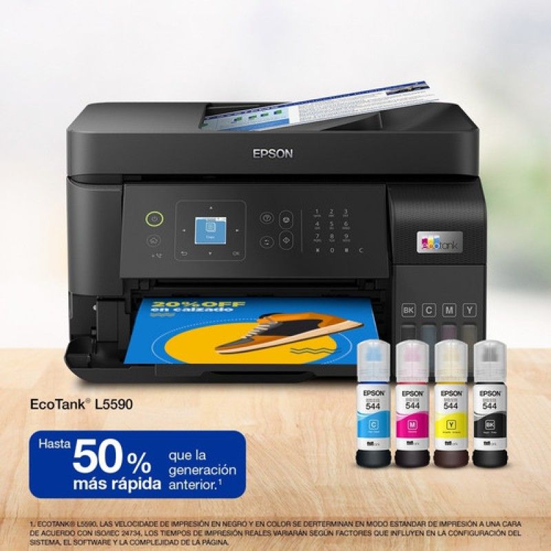 EPSON - Impresora Epson L5590 Multifuncional Wifi Sistema De Tinta