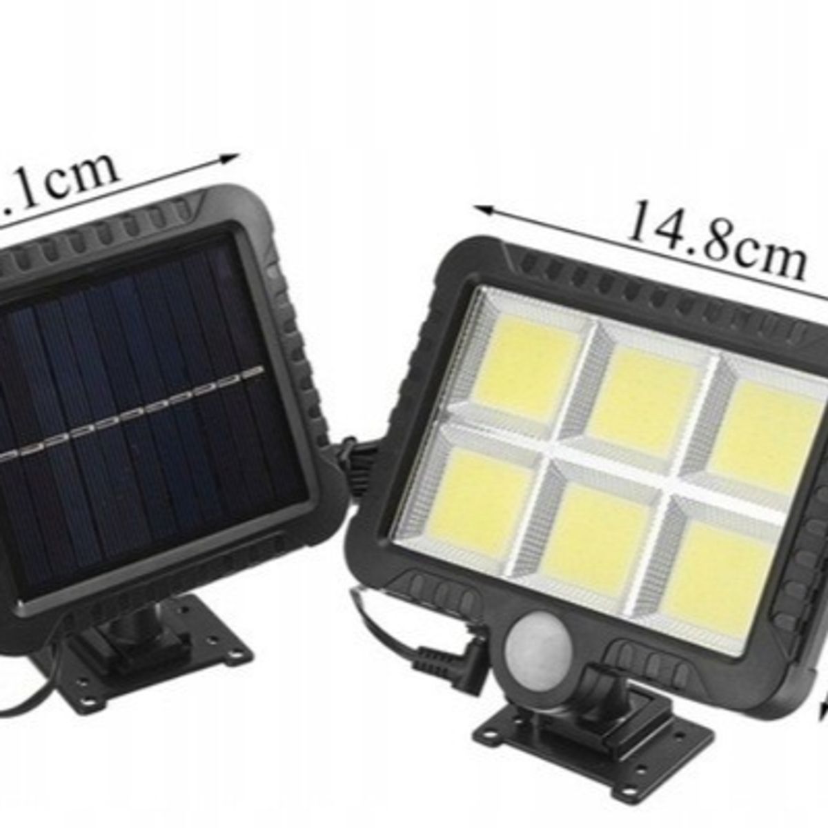 GENERICO - LAMARA SOLAR PARA EXTERIORES INTERIOR SENSOR MOVIMIENTO