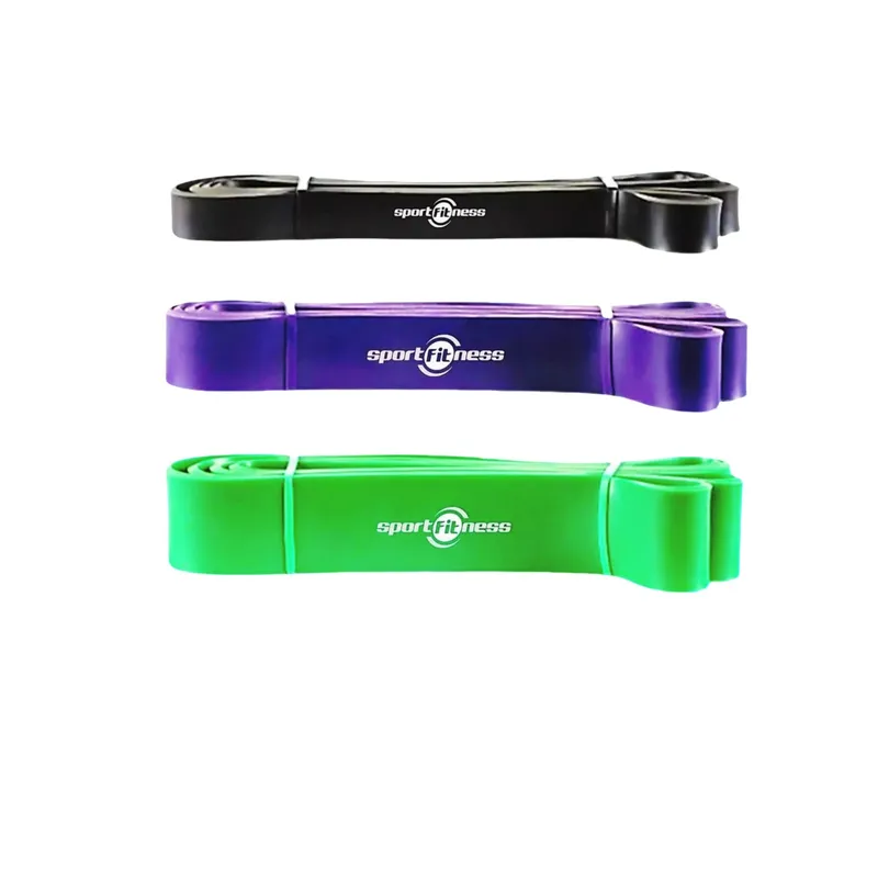 SPORTFITNESS - Bandas De Resistencia Para Ejercicio - Kit Completo Variado
