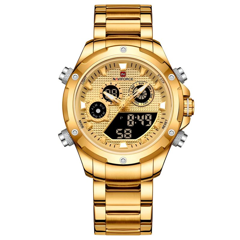 NAVIFORCE - Reloj Naviforce Casual Nf9217 Crono Hombre Acero+ Estuche