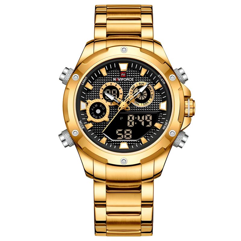 NAVIFORCE - Reloj Naviforce Casual Nf9217 Crono Hombre Acero+ Estuche