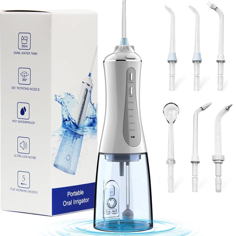 ONE PIXEL - Irrigador Oral Limpieza Dental Profunda Recargable 5 Modos ONE PIXEL
