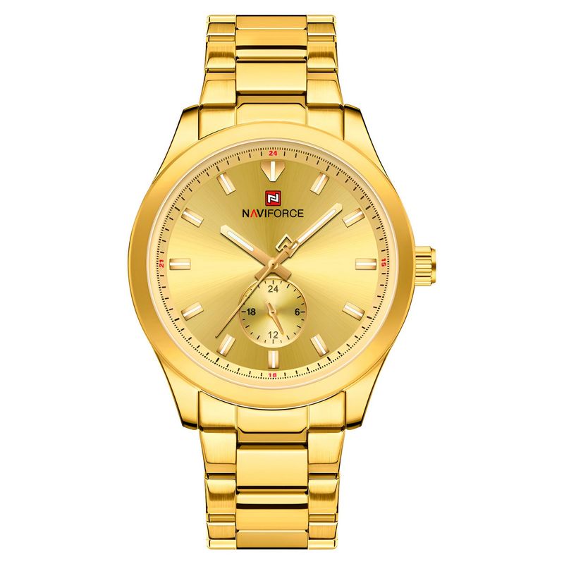 NAVIFORCE - Reloj Naviforce Casual Nf9231 Crono Hombre Acero+ Estuche