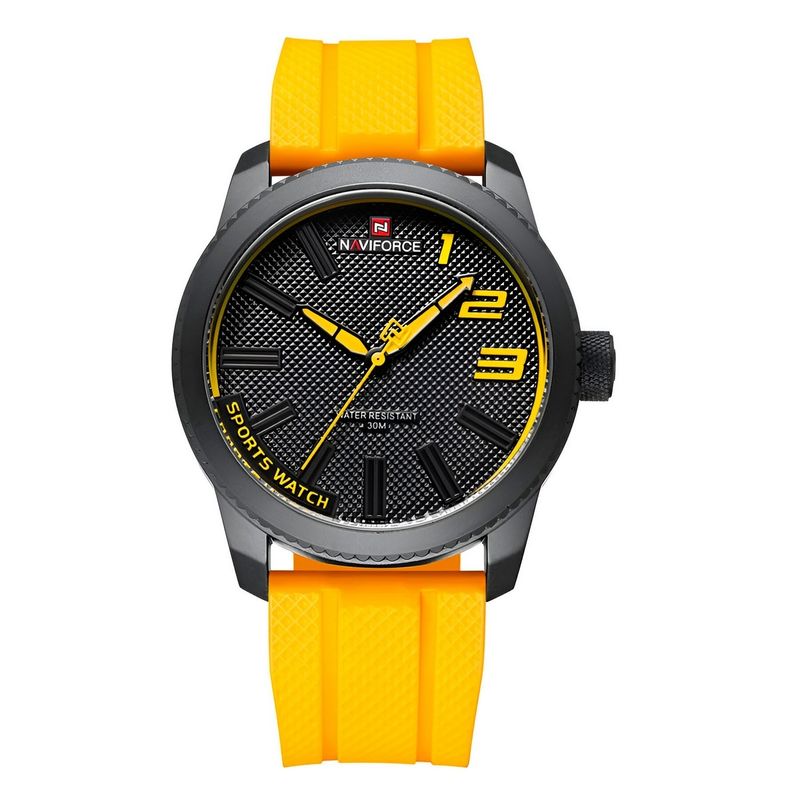 NAVIFORCE - Reloj Naviforce Casual Nf9202t Crono Hombre Goma + Estuche