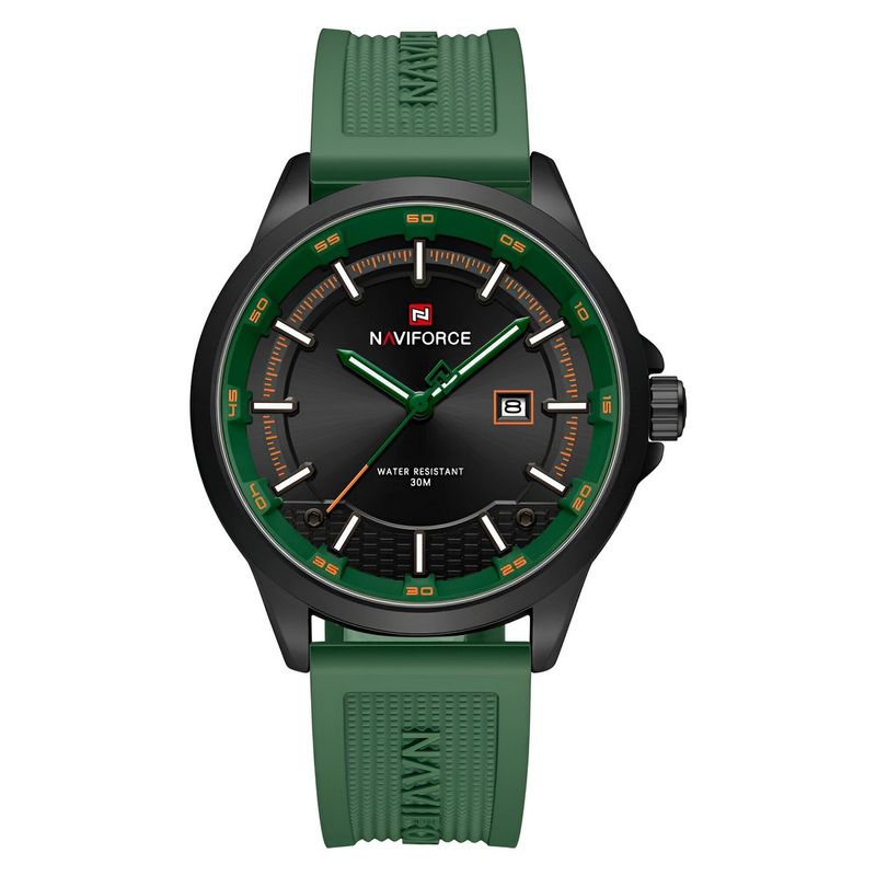 NAVIFORCE - Reloj Naviforce Casual Nf9248t Crono Hombre Goma + Estuche