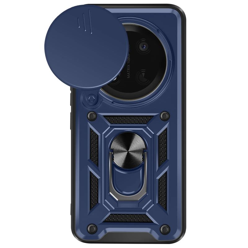 GENERICO - Funda Estuche Case Slider Compatible Con Honor Magic 7 Lite Azul