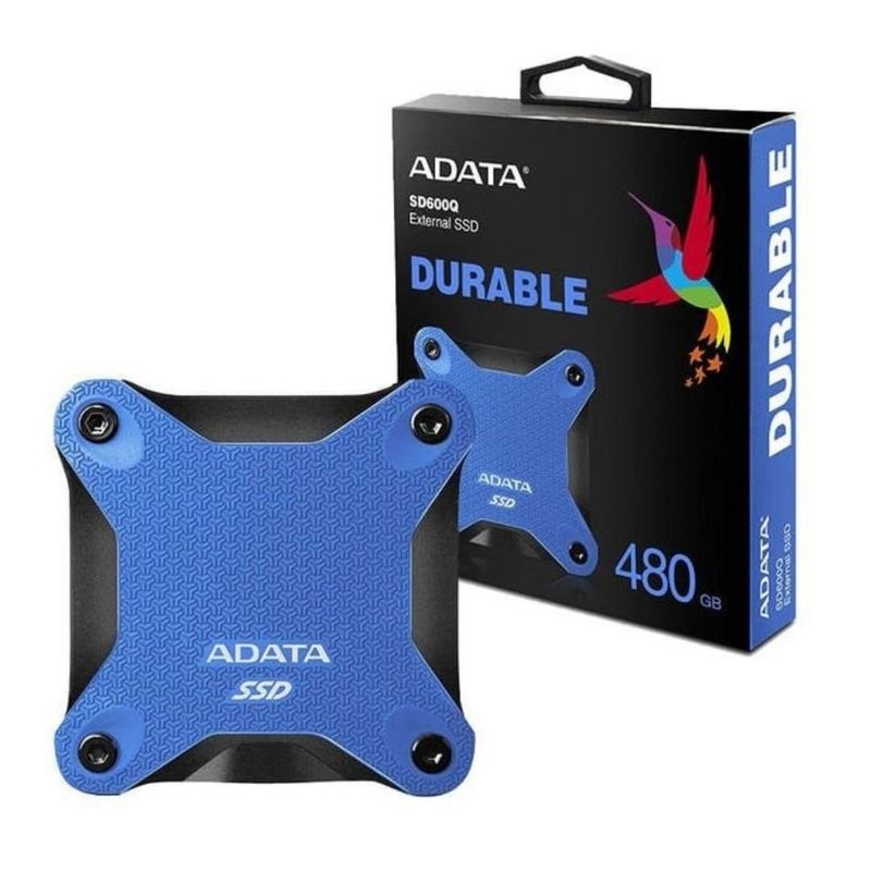 ADATA - Disco duro adata sd600q external ssd 480gb - Azul