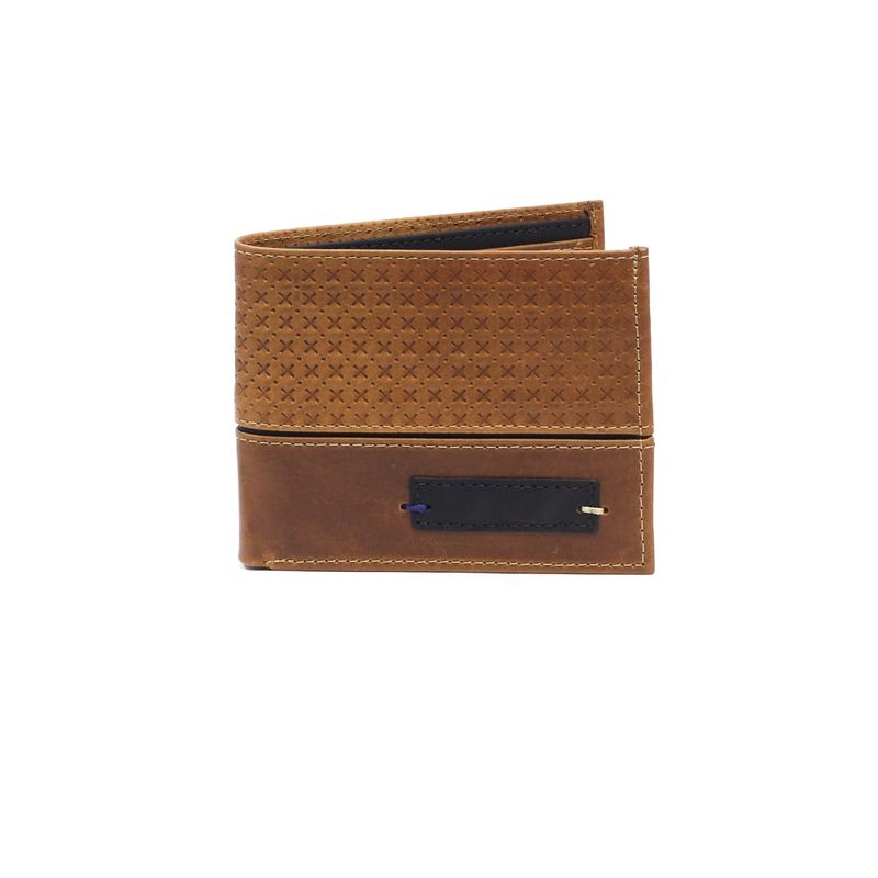 GENERICO - Billetera Cuero para Hombre Miel OCAi MCD03