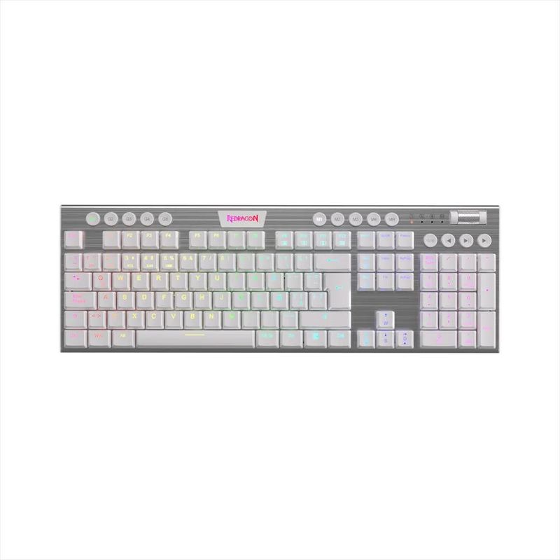 REDRAGON - Teclado Redragon Horus Blanco K618W