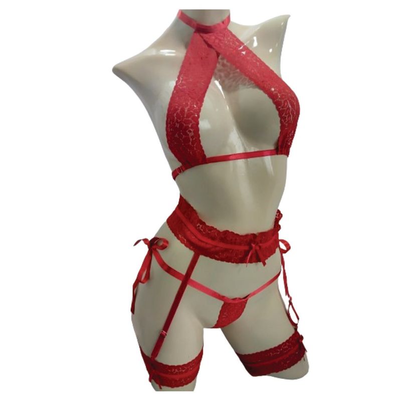 RAINBOW MODA - Lenceria sexy de tiras ligueros sensual erotica