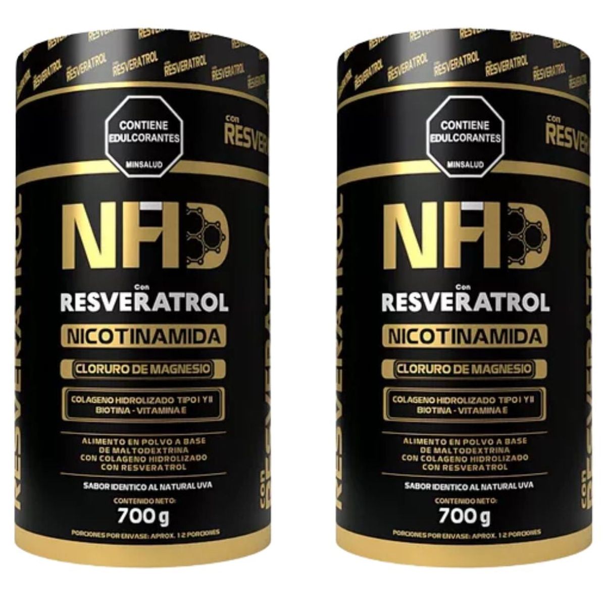 NATURAL ENERGY PRODUCTS - Nad + Resveratrol en Polvo x2