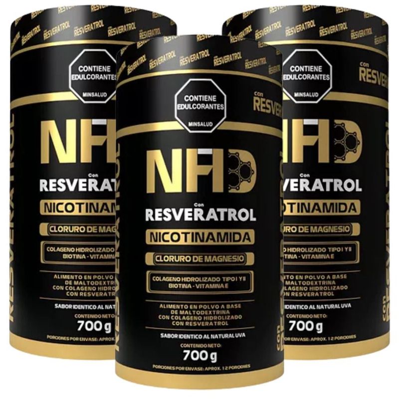 NATURAL ENERGY PRODUCTS - Nad + Resveratrol en Polvo x3