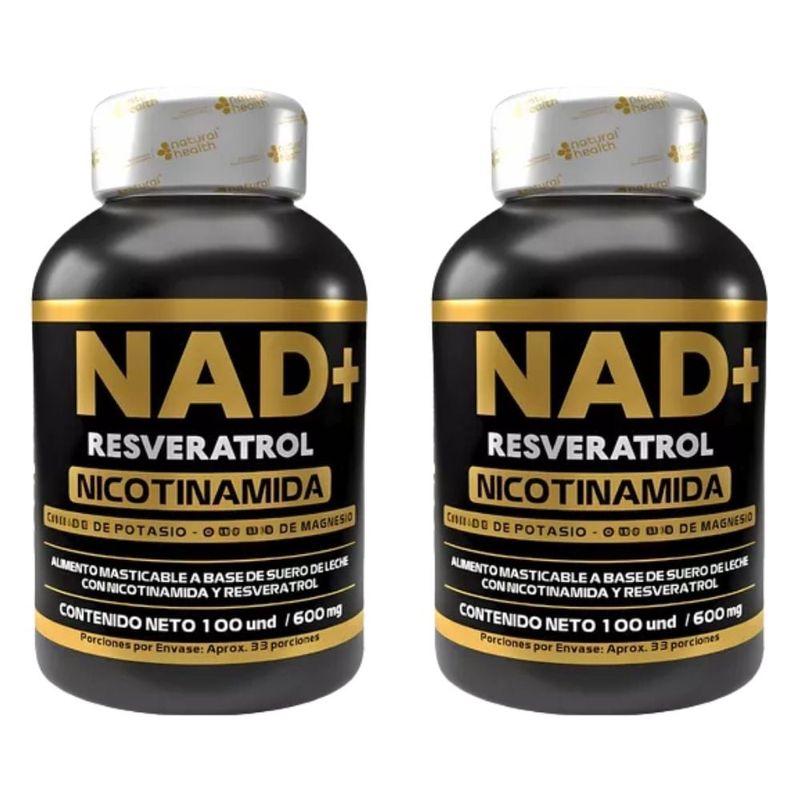 NATURAL ENERGY PRODUCTS - Nad + Resveratrol en Capsulas x2