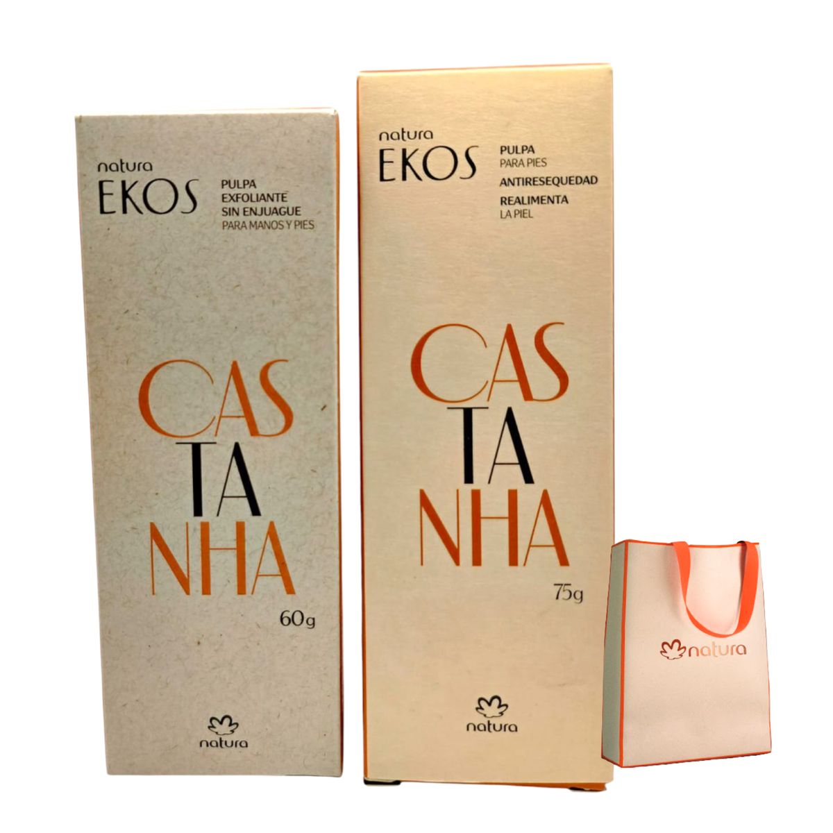 NATURA - Kit crema pulpa manos y pies exfoliante