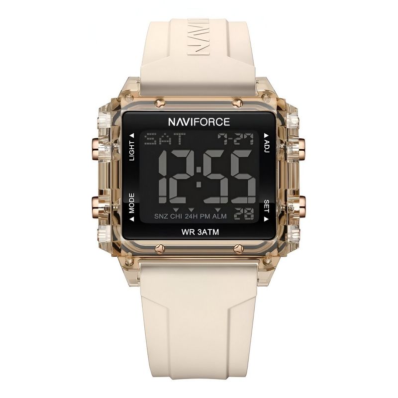 NAVIFORCE - Reloj Naviforce Sport Nf7101 Digital Mujer Goma + Estuche